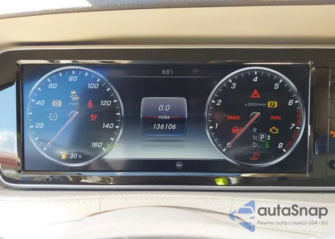 2015 Mercedes-Benz S 550 from USA, damaged, VIN WDDUG8CB1FA139152